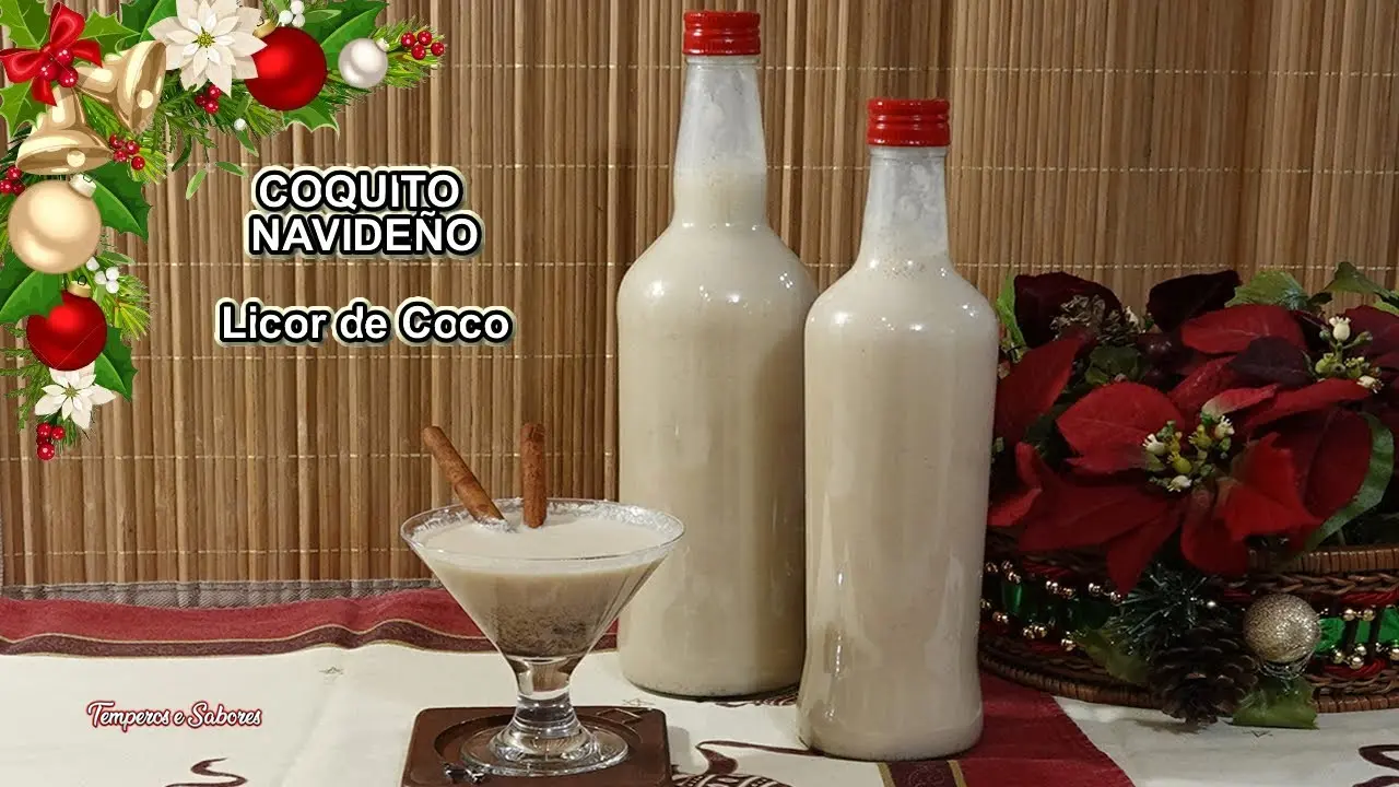 Licor de Coco Puertorriqueño - Coquito Navideño.